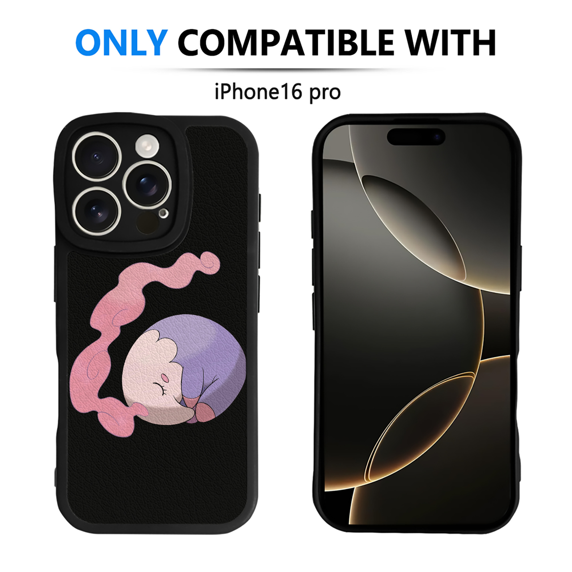 （画像用） ポケットモンスター Pokémon 【iPhone 16シリーズ対応】シリコンスマホケース（レザー調） 材質：シリコン